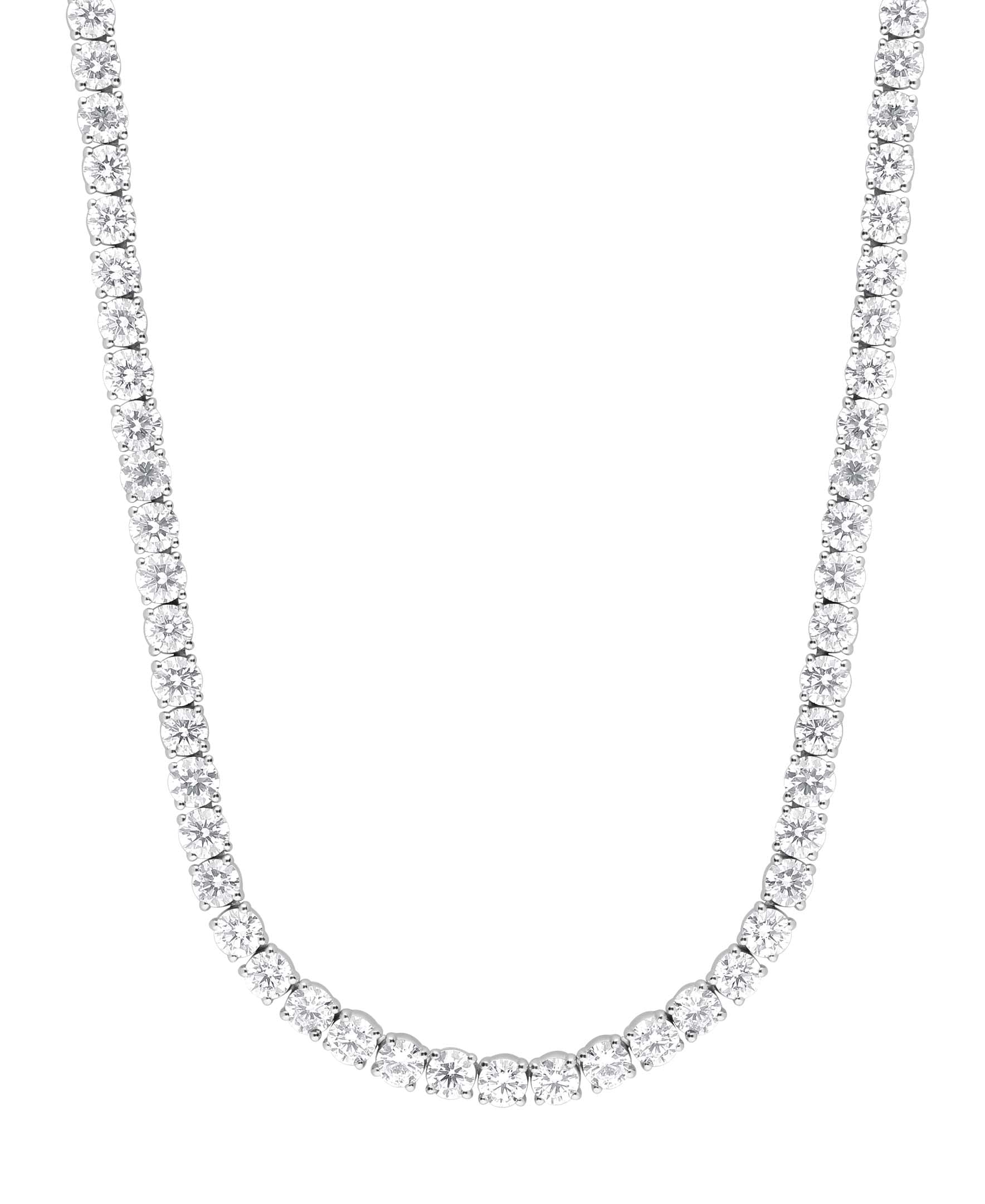 28 1/2CTTW Diamond Tennis Necklace – Badgley Mischka