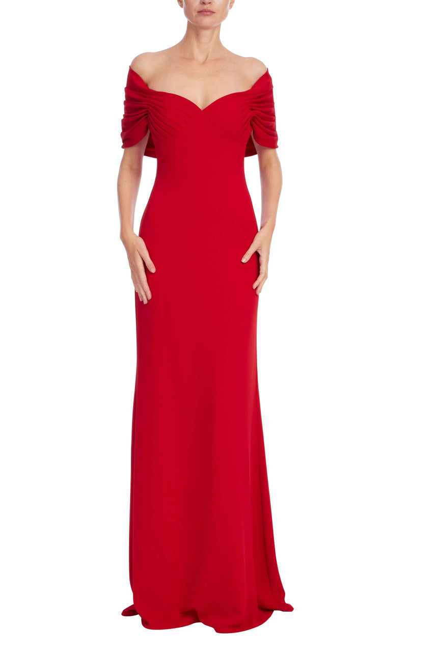 off the shoulder bow mini dress Hyacinth House Off-the-Shoulder Red Bow Bates Mini Dress Red / XL