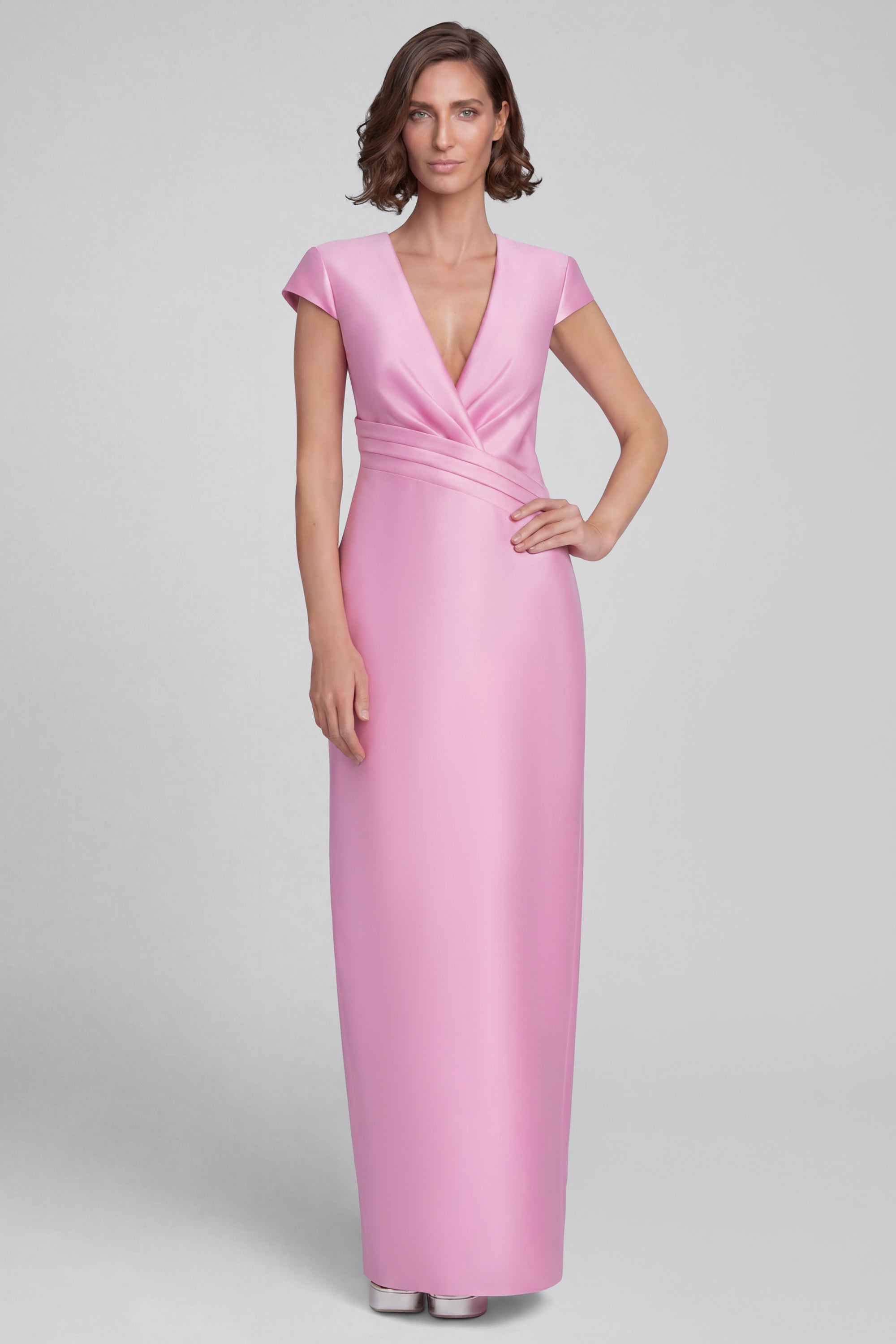 slim fit dress slacks 1705 Rose Gold Long Sleeve