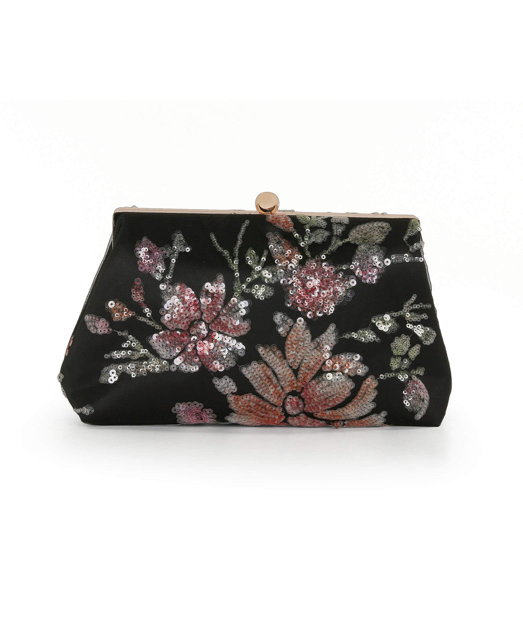 Lyric Sequin Floral Clutch by Jewel Badgley Mischka display picture 3