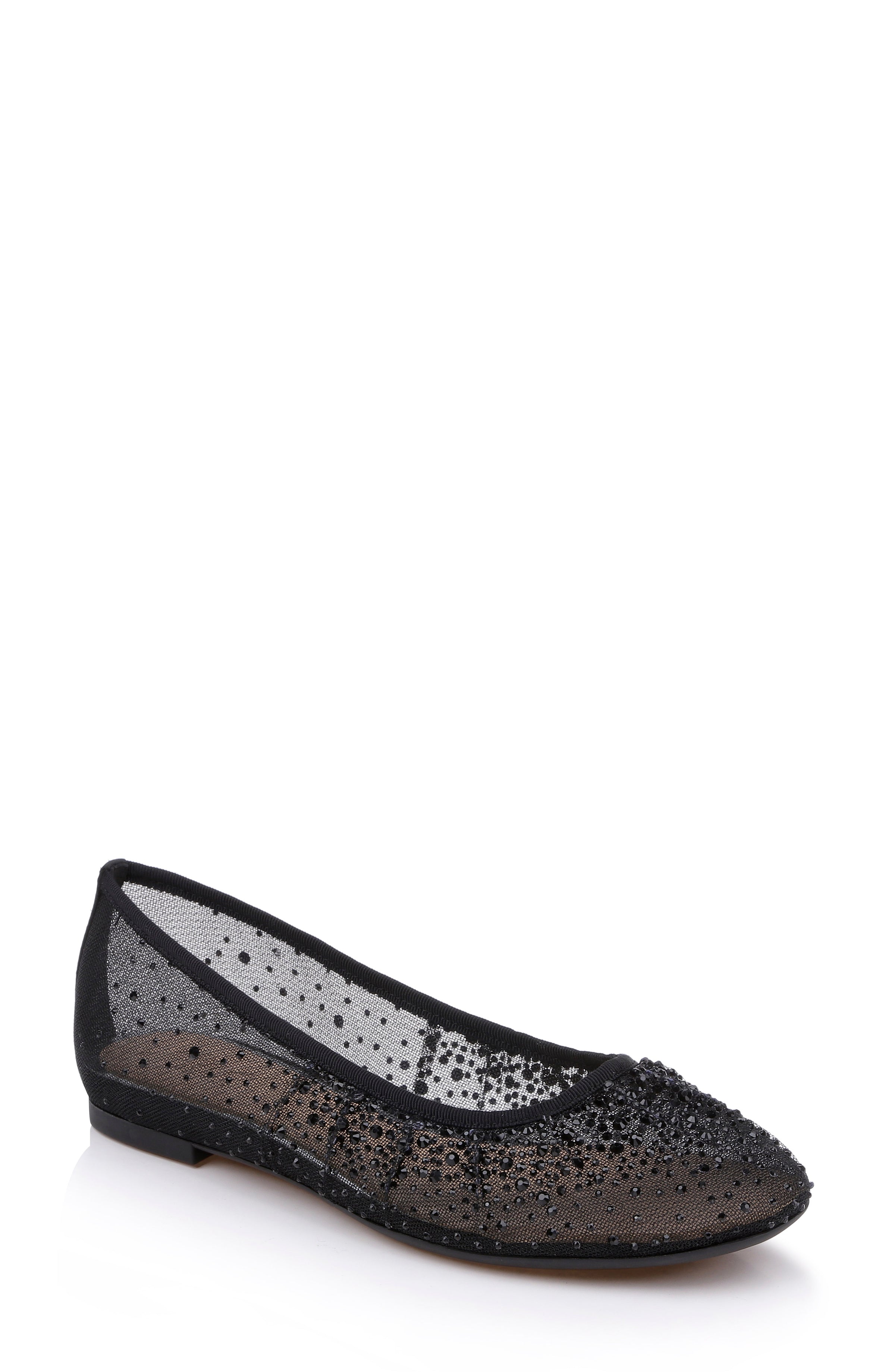 Nuala Mesh Flats by Jewel Badgley Mischka