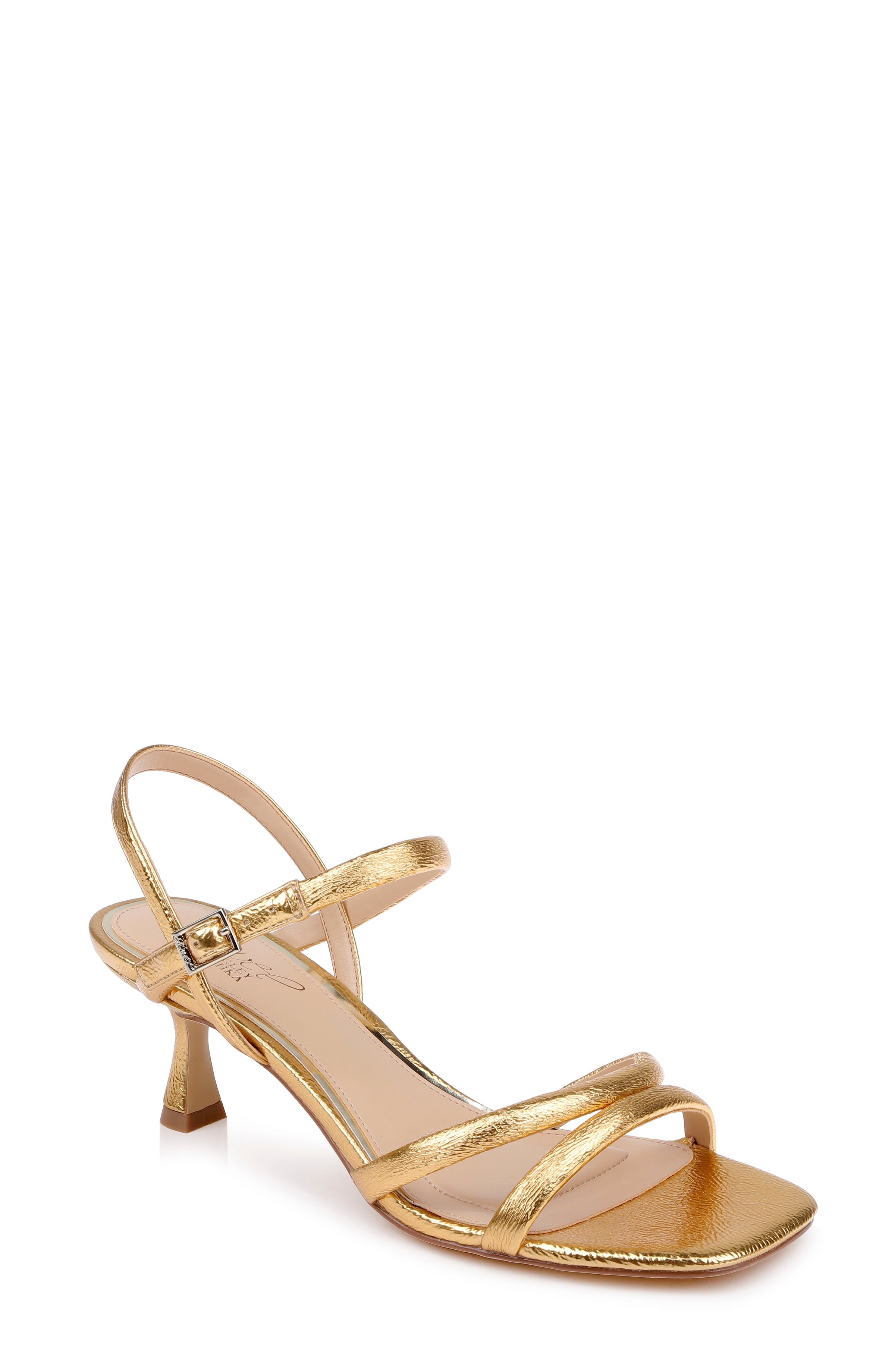 Zianna II Kitten Heel Sandal by Jewel Badgley Mischka