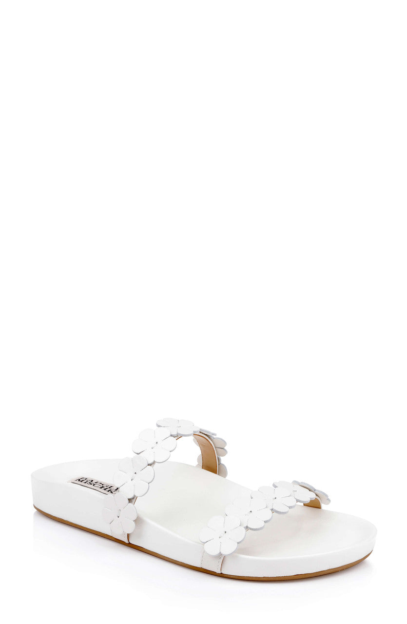 Waterbury Flower Slide Sandal by Badgley Mischka