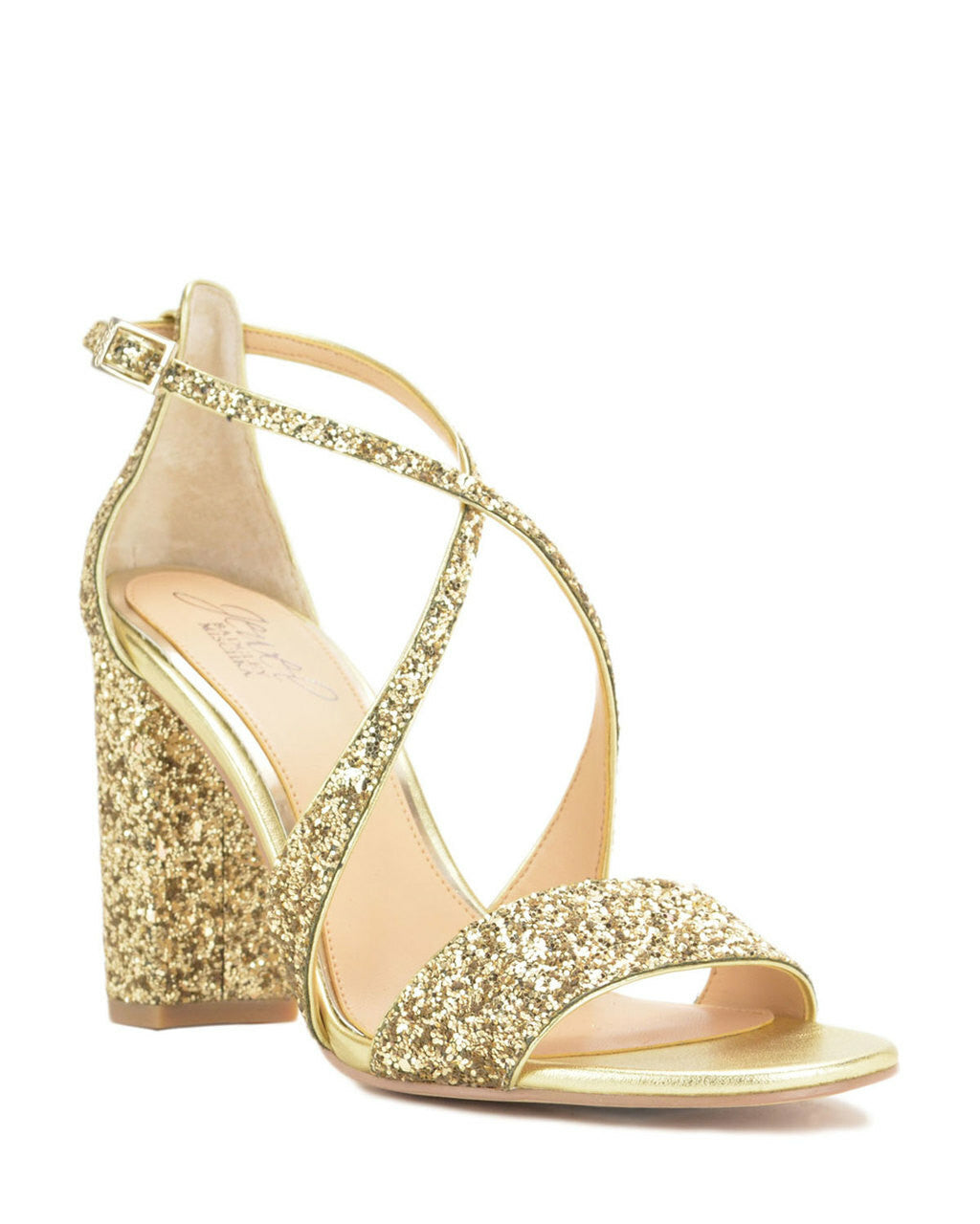 Cook Metallic Glitter Evening Shoe from Jewel By Jewel Badgley Mischka