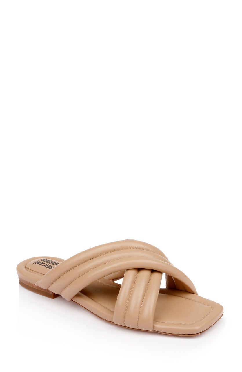 Parchment | Junction Puff Crisscross Strap Sandals