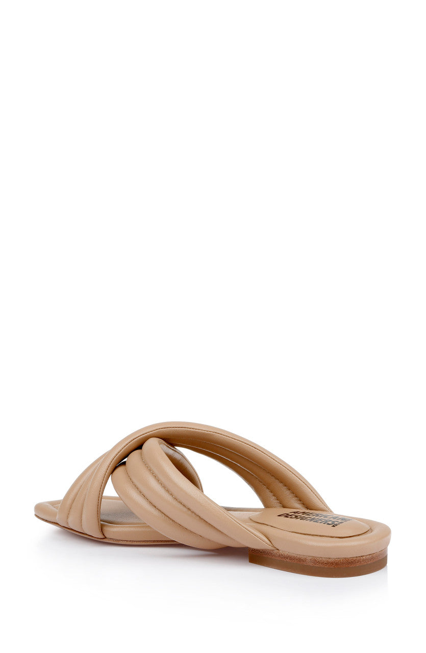 Parchment | Junction Puff Crisscross Strap Sandals