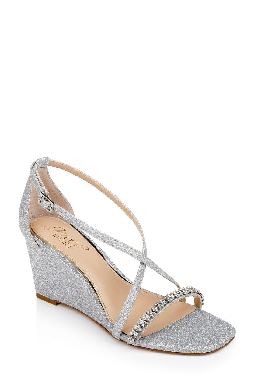 Silver | Adelynn Perfect Simplicity Wedge Heel