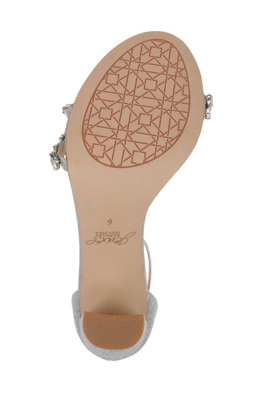 Silver | Alia Jewel Embellished Sandals