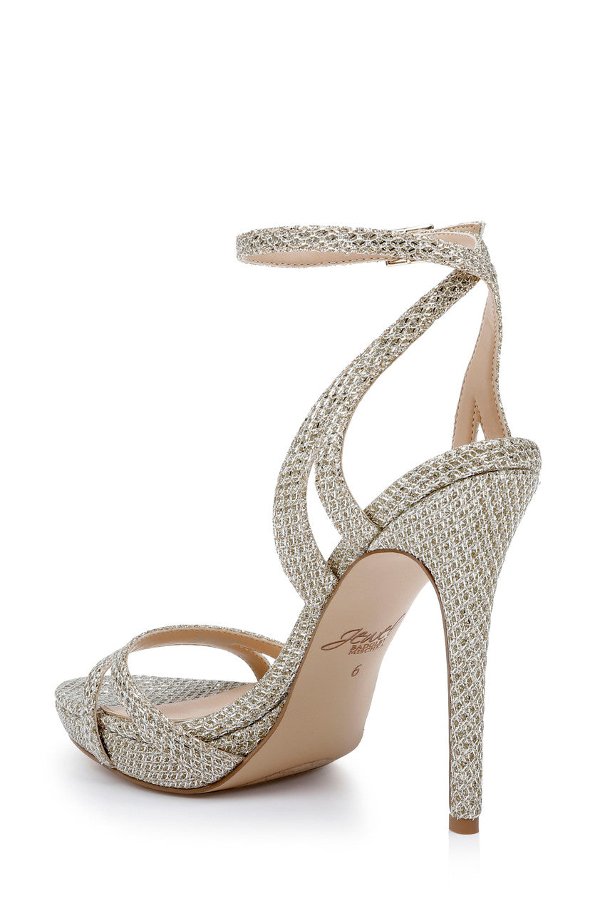 Light Gold | Arianna Shimmering Platform Stiletto