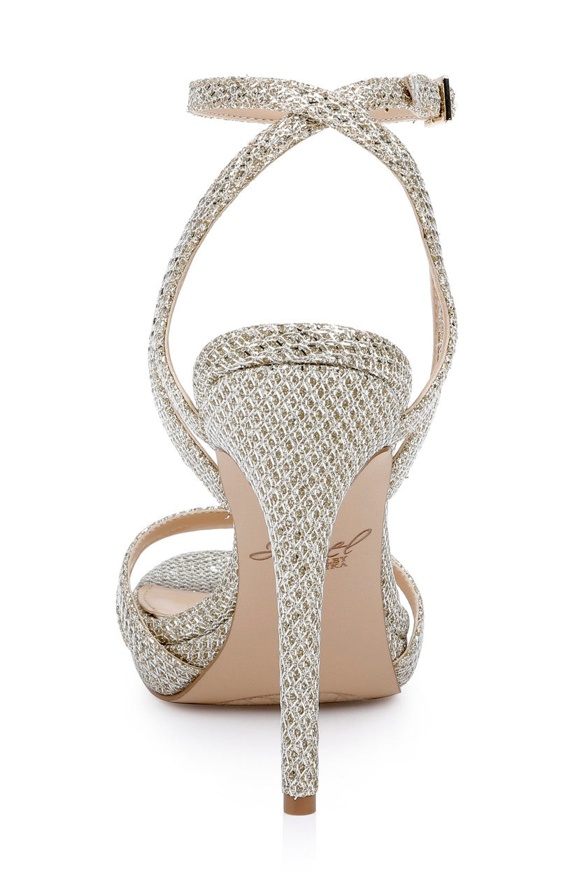 Light Gold | Arianna Shimmering Platform Stiletto