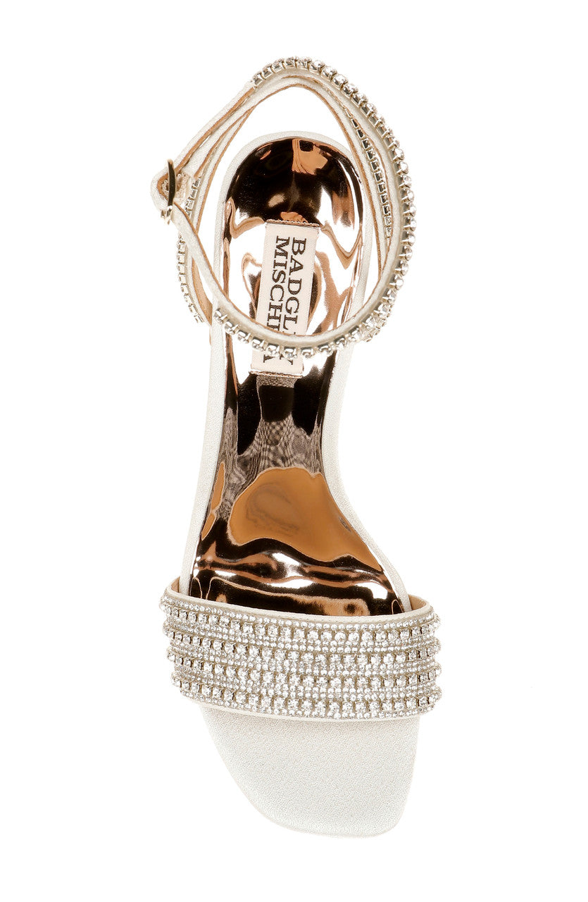 Ivory | Becca Strappy Block Heel