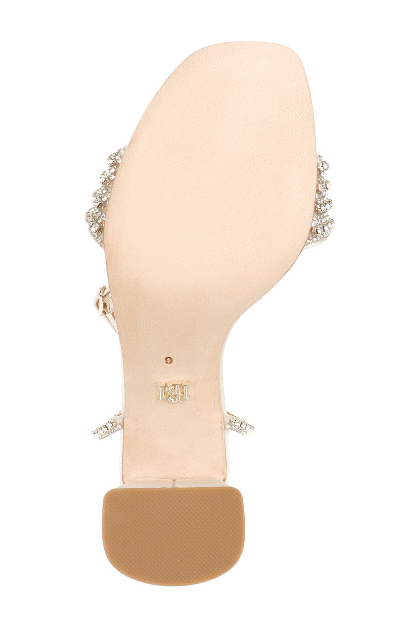 Ivory | Becca Strappy Block Heel