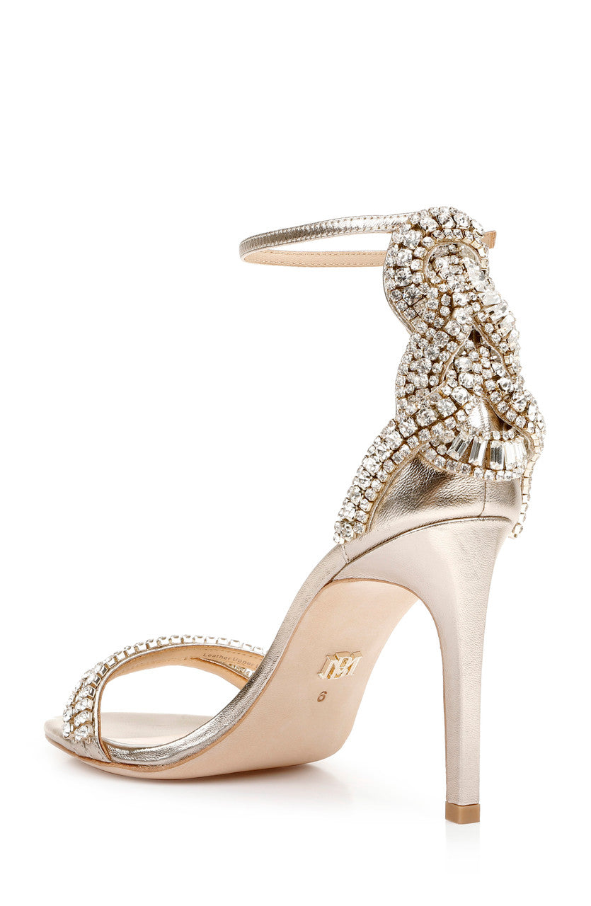 Champagne | Bella Rhinestone Embellished Stiletto
