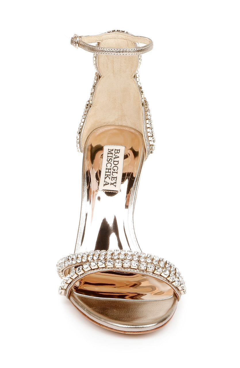 Champagne | Bella Rhinestone Embellished Stiletto