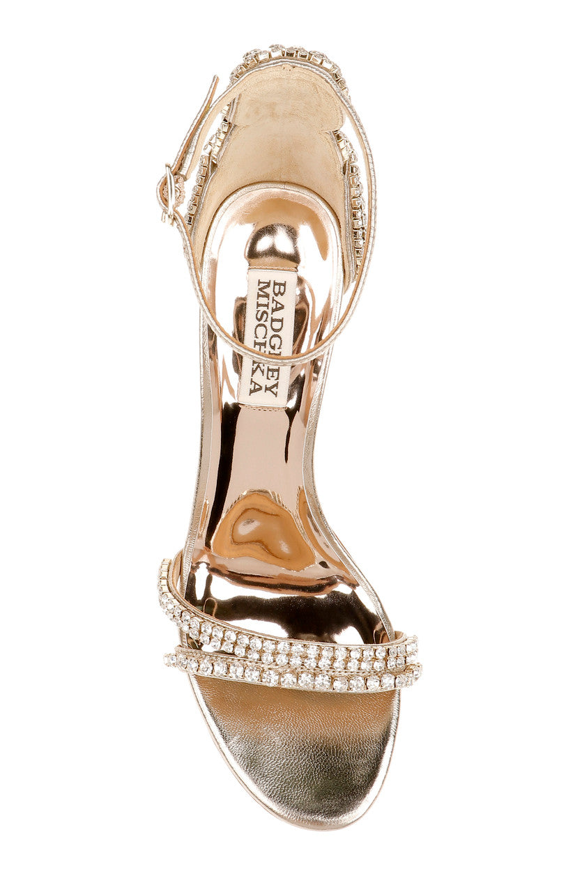 Champagne | Bella Rhinestone Embellished Stiletto