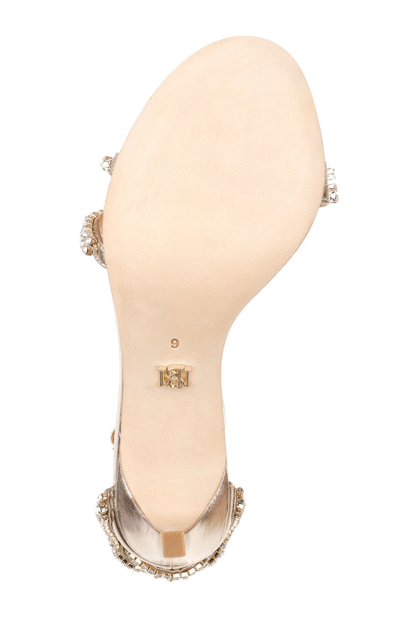 Champagne | Bella Rhinestone Embellished Stiletto