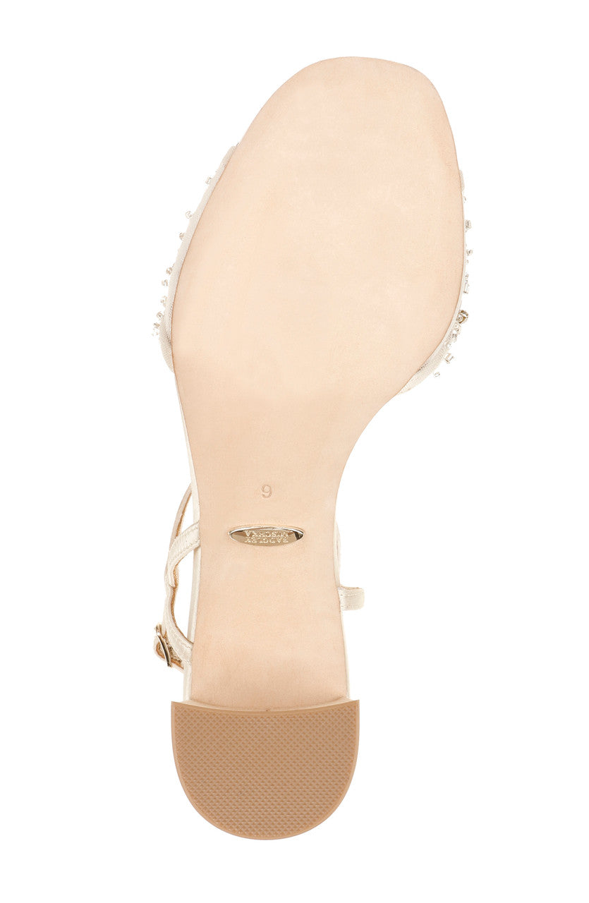 Ivory | Blaine Embellished Block Heel