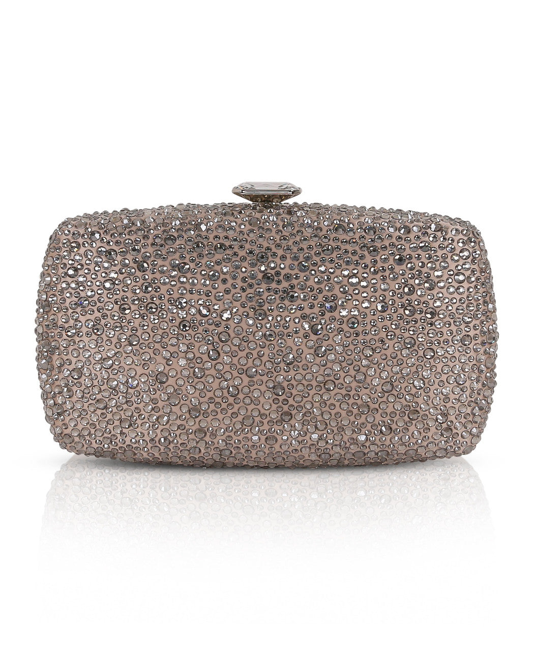Smoke Diamond | Sheena Crystal Box Clutch Back