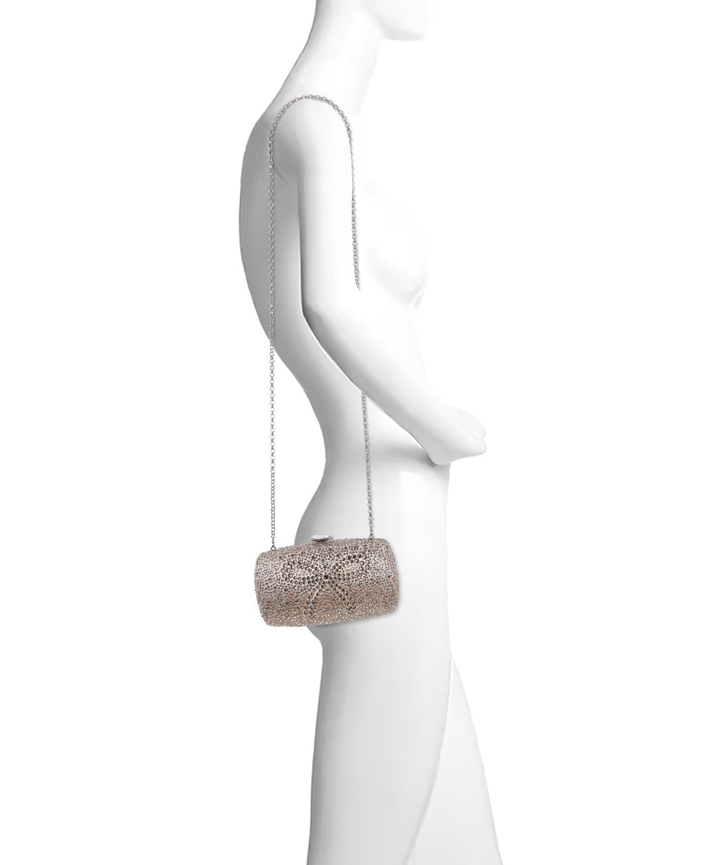 Smoke Diamond | Sheena Crystal Box Clutch Form