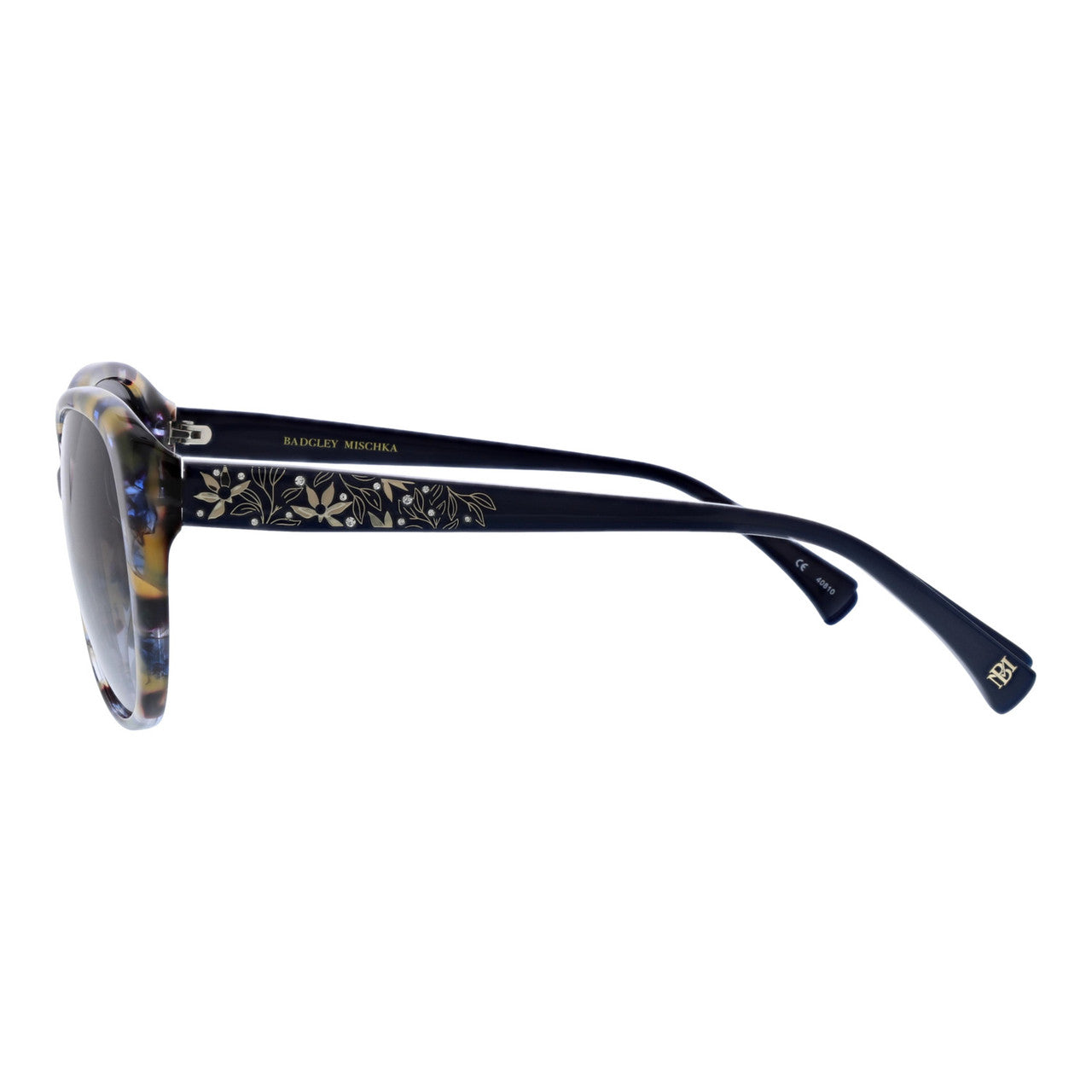 Blue Tortoise | Buitique Sunglasses Side
