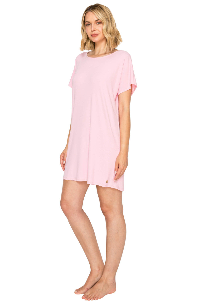 Rose | Yummy Modal Rib Dolman Sleep Dress Side