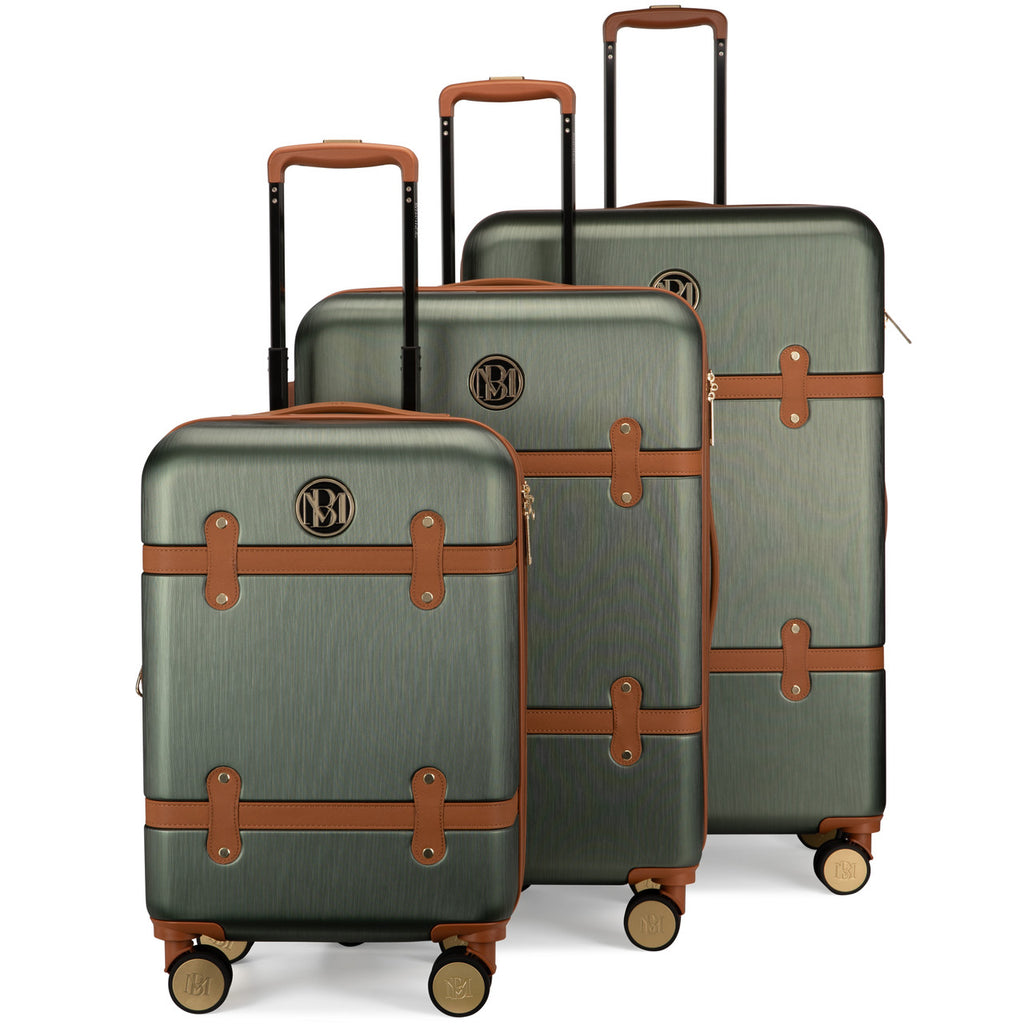 Retro Olive Green | Grace Luggage Set