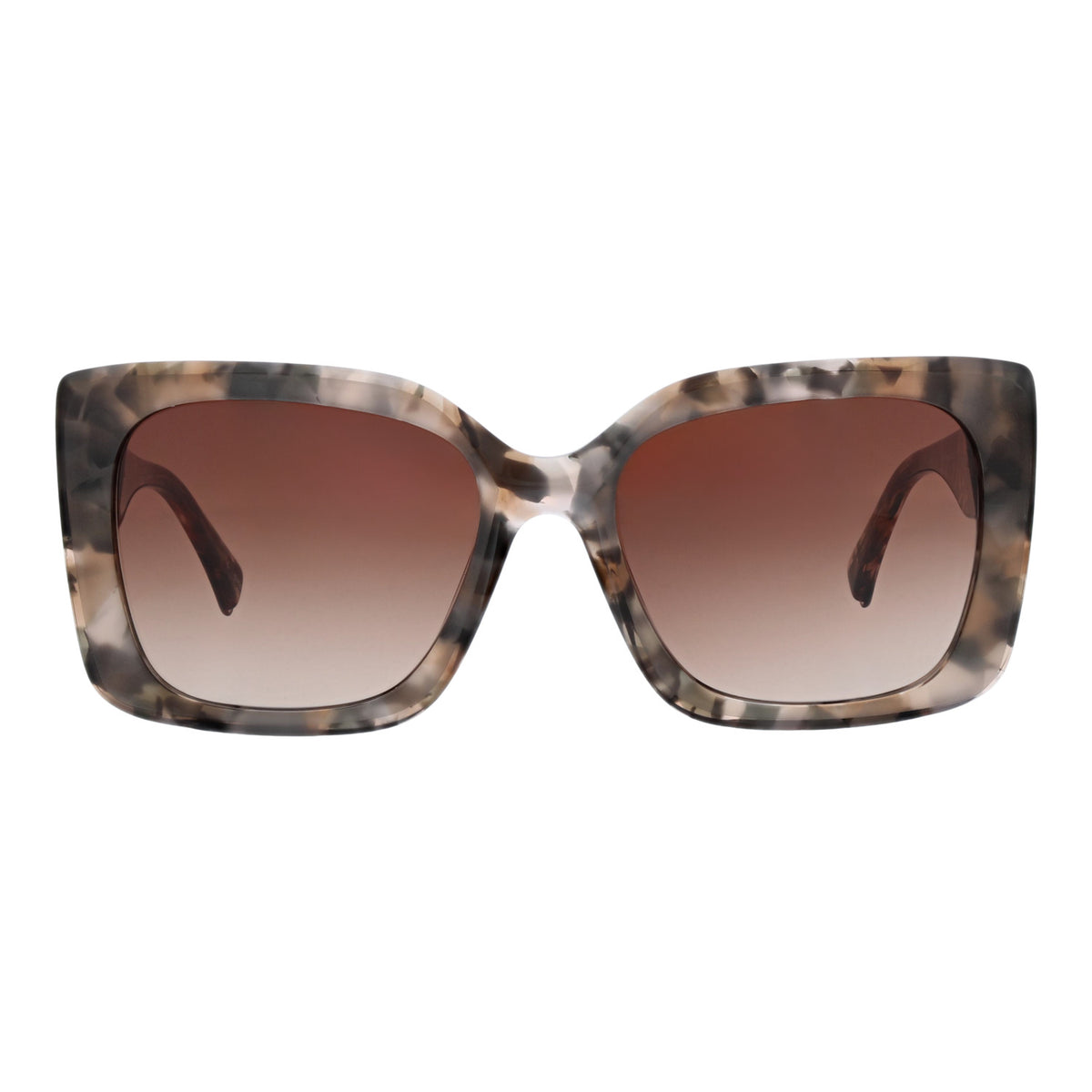 Grey Tortoise | Piera Sunglasses Front