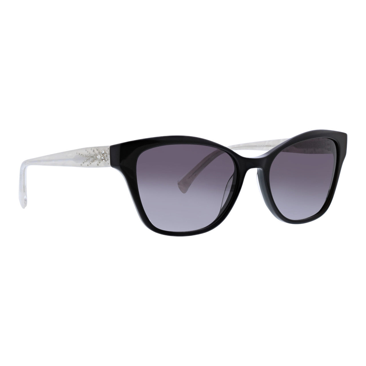 Black | Simonne Sunglasses Front Side