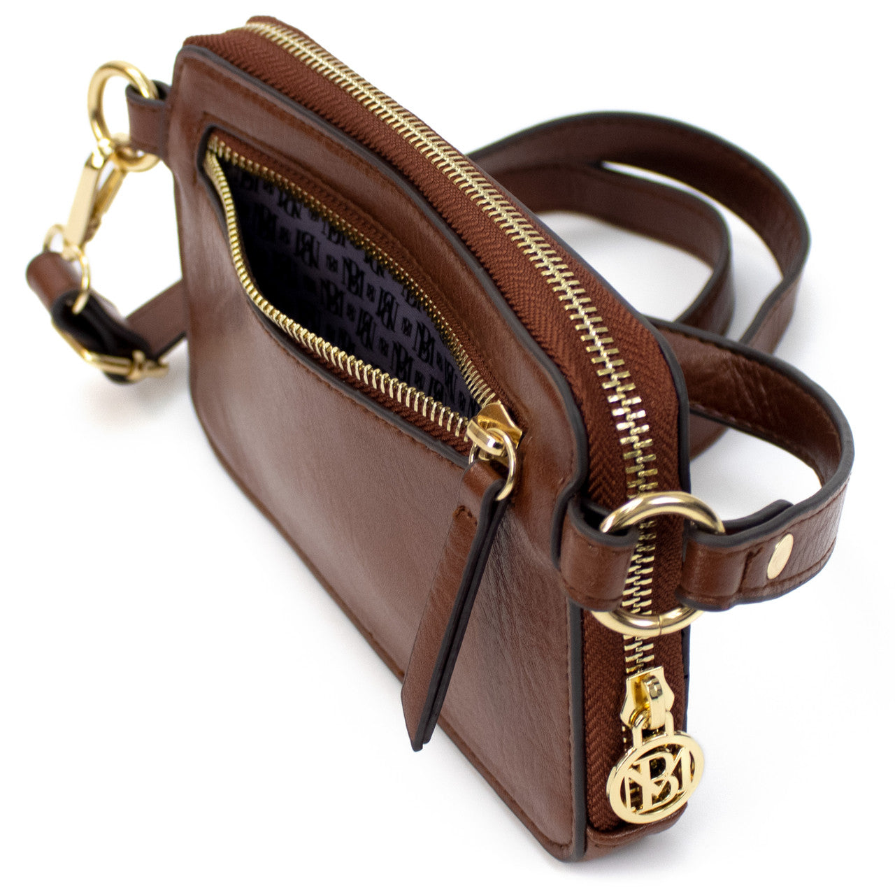 badgley mischka beulah leather backpack Badgley Mischka Vegan Leather Pouch Belt Bag