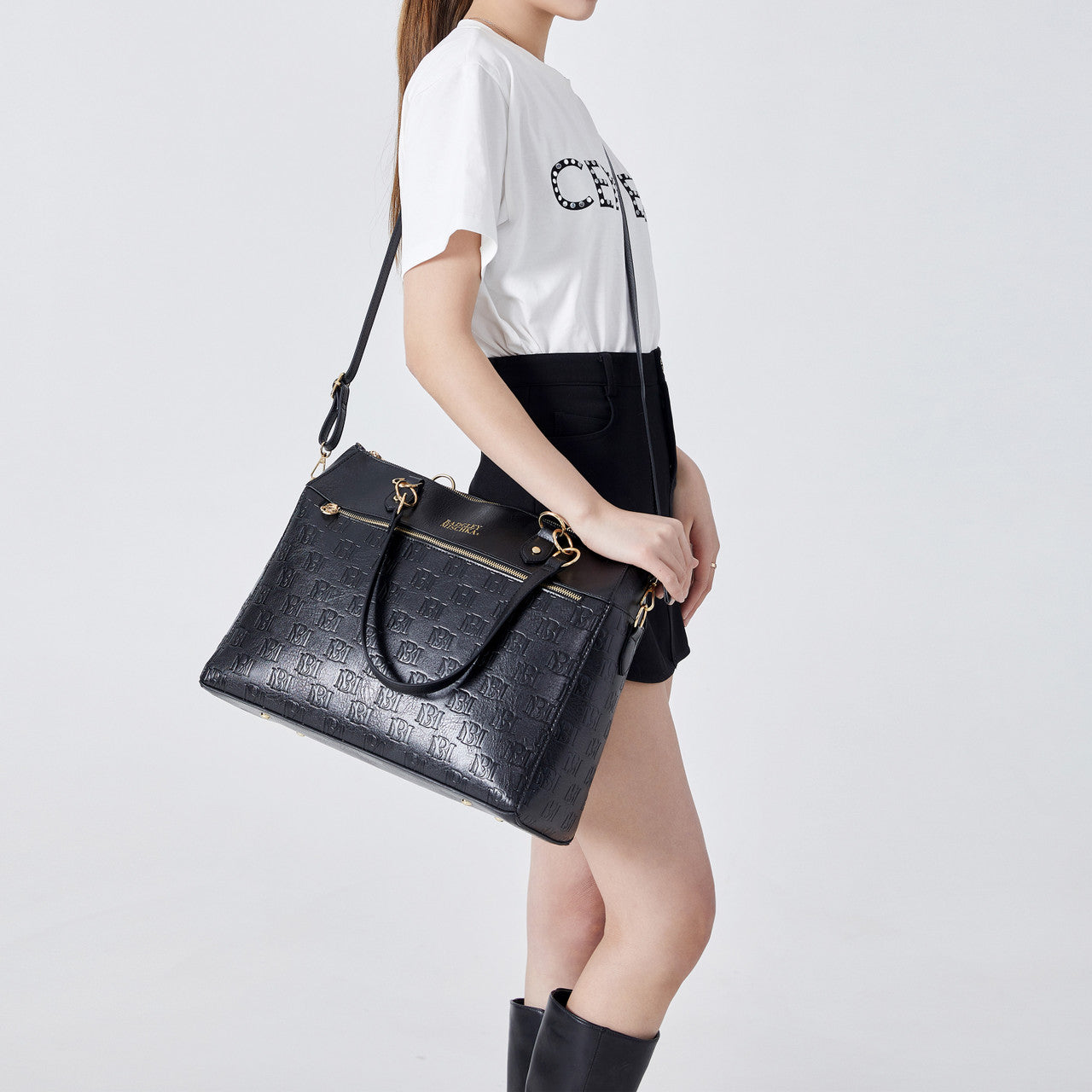 Madalyn Vegan Leather Travel Tote Weekender Bag by Badgley Mischka
