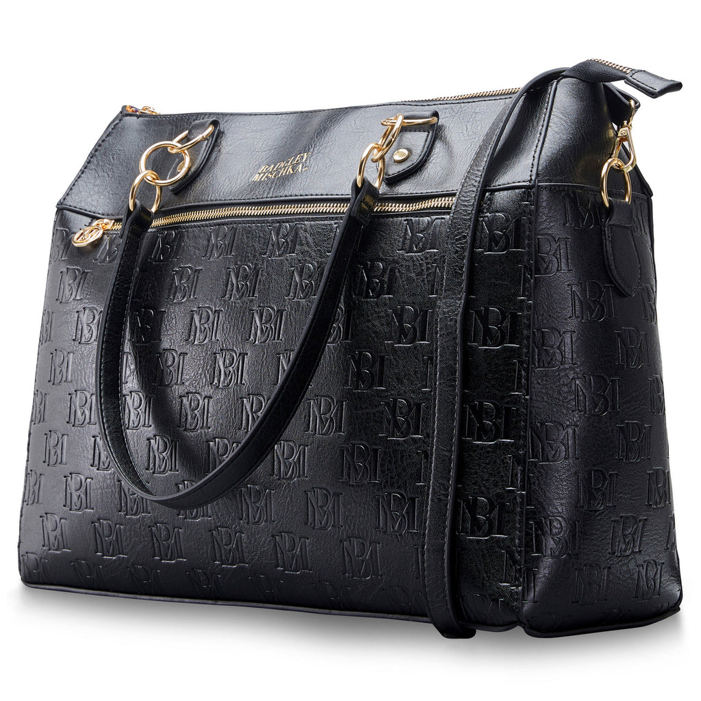 Madalyn Vegan Leather Travel Tote Weekender Bag by Badgley Mischka