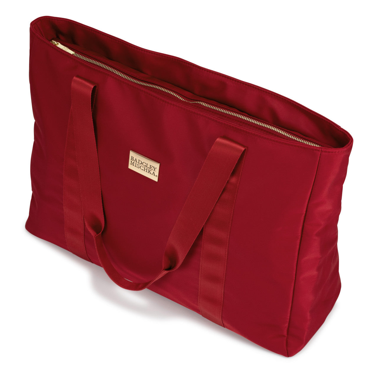 Badgley Mischka Nylon Travel Tote Weekender Bag