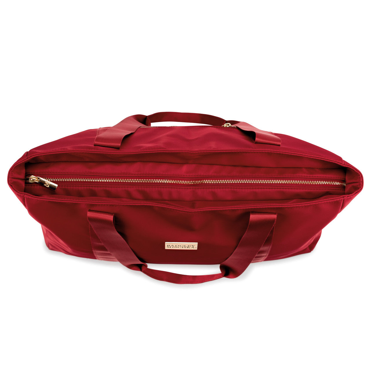 Burgundy | Nylon Weekender Tote Bag
