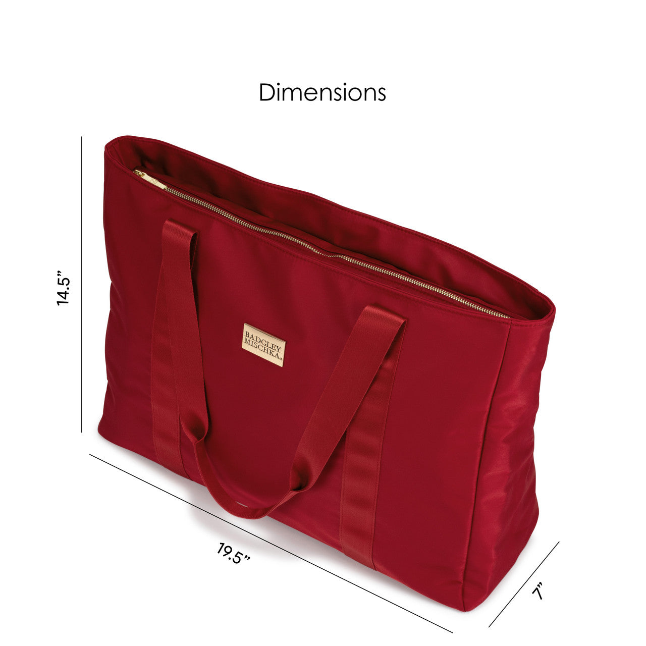 Badgley Mischka Nylon Travel Tote Weekender Bag Badgley Mischka Nylon Travel Tote Weekender Bag