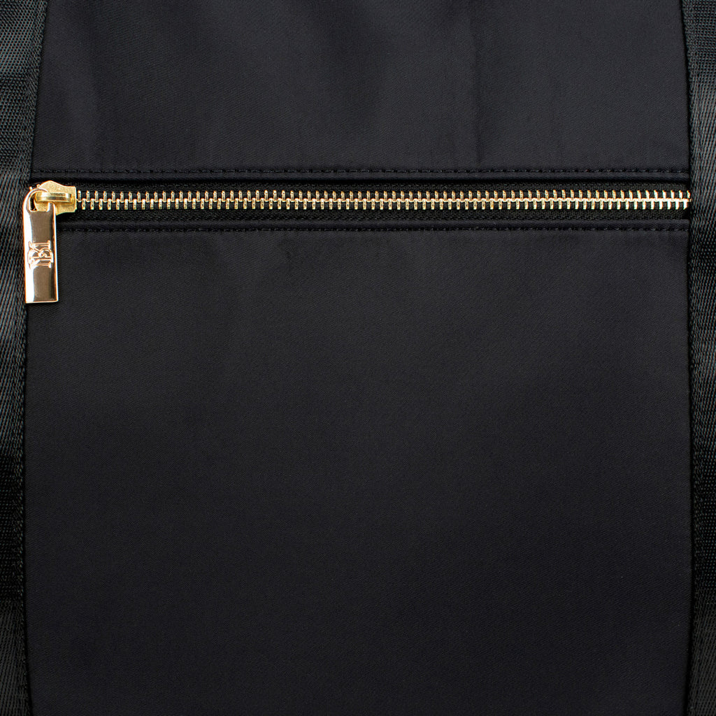Black | Nylon Weekender Tote Bag