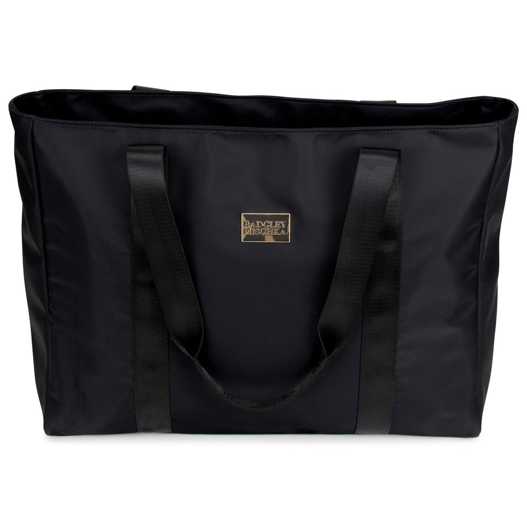 Black | Nylon Weekender Tote Bag