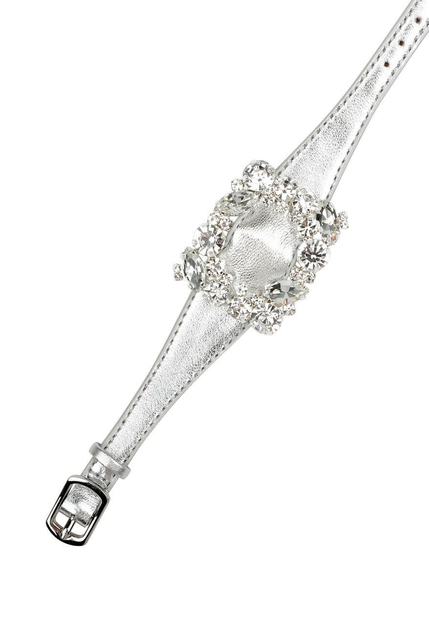 Silver | Cherie Crystal Embellished Bracelet