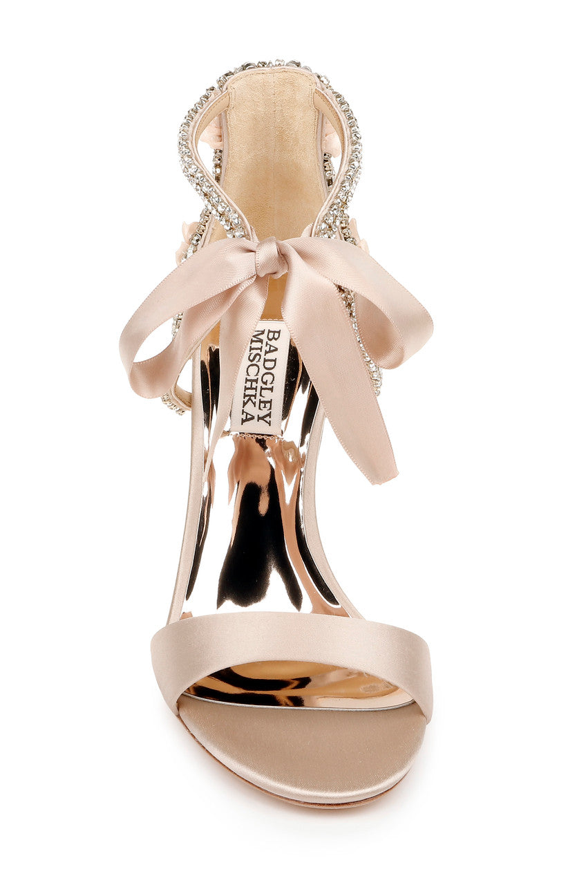 Nude | Bonita Bejeweled Strappy Stiletto