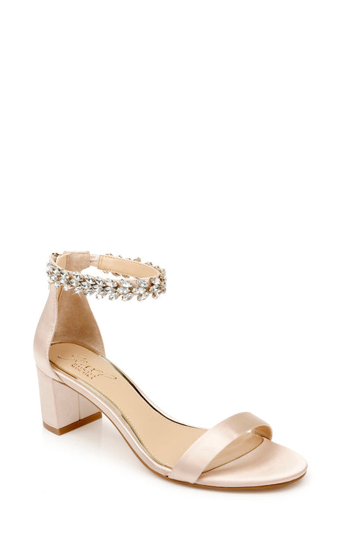 Champagne | Bradley Embellished Evening Shoe