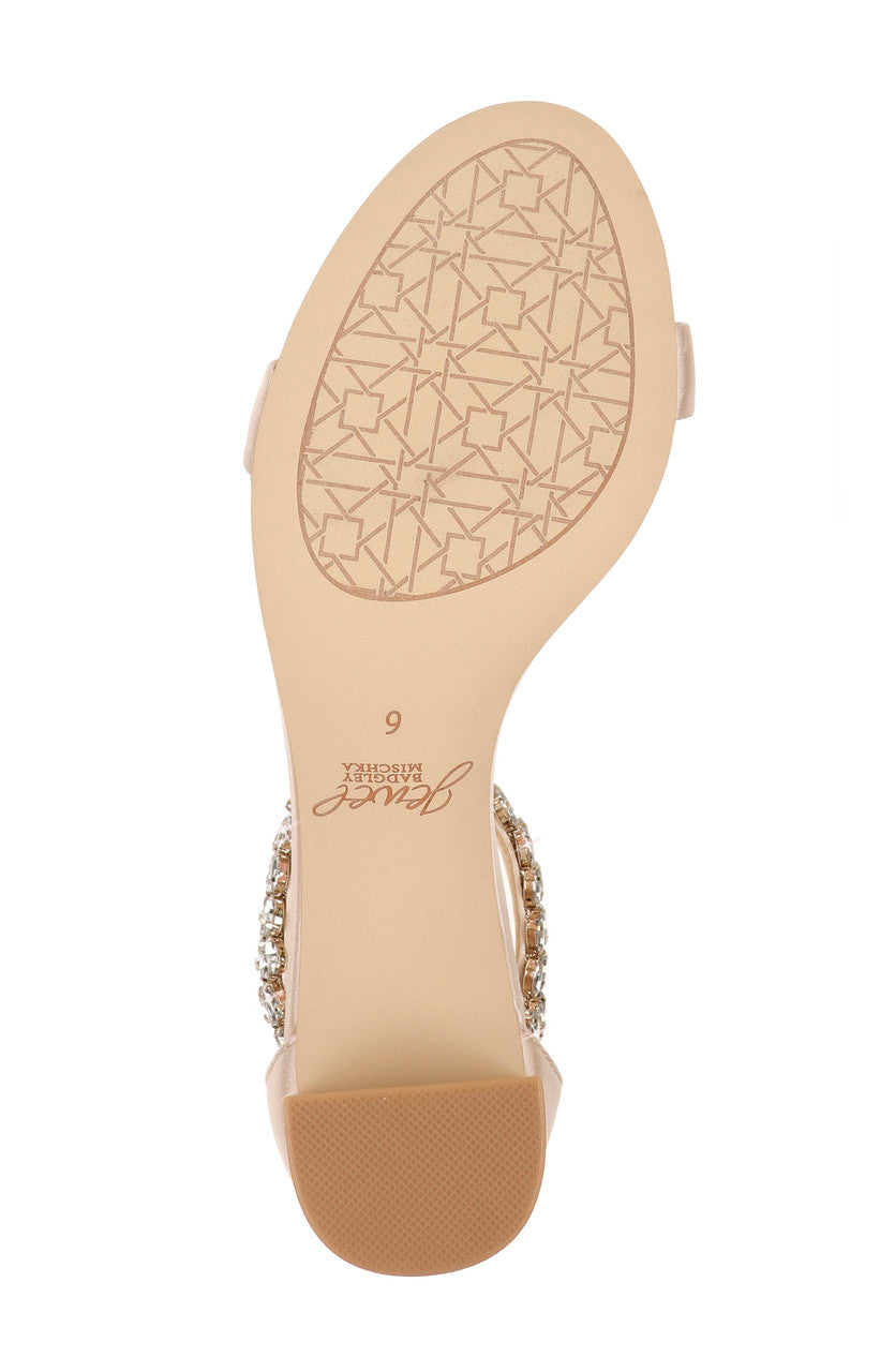 Champagne | Bradley Embellished Evening Shoe