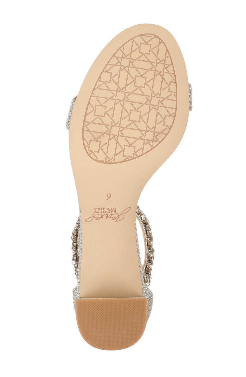 Silver | Bradley Embellished Evening Shoe