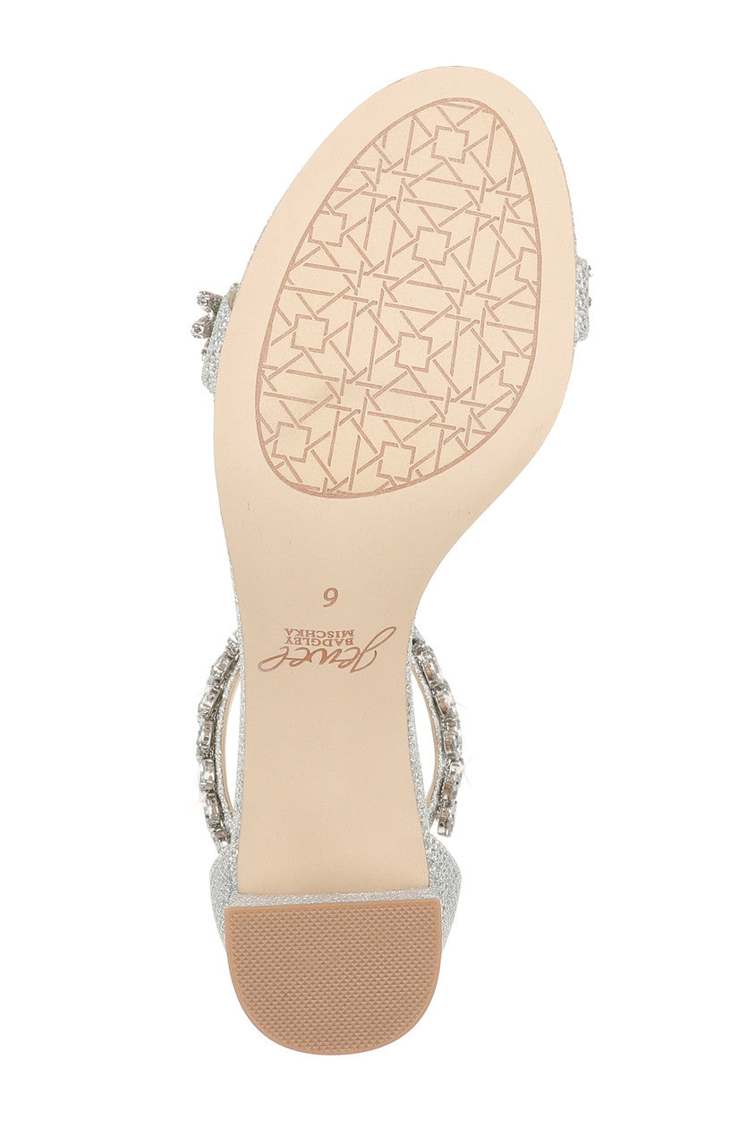 Silver | Bronwen Embellished Evening Shoe