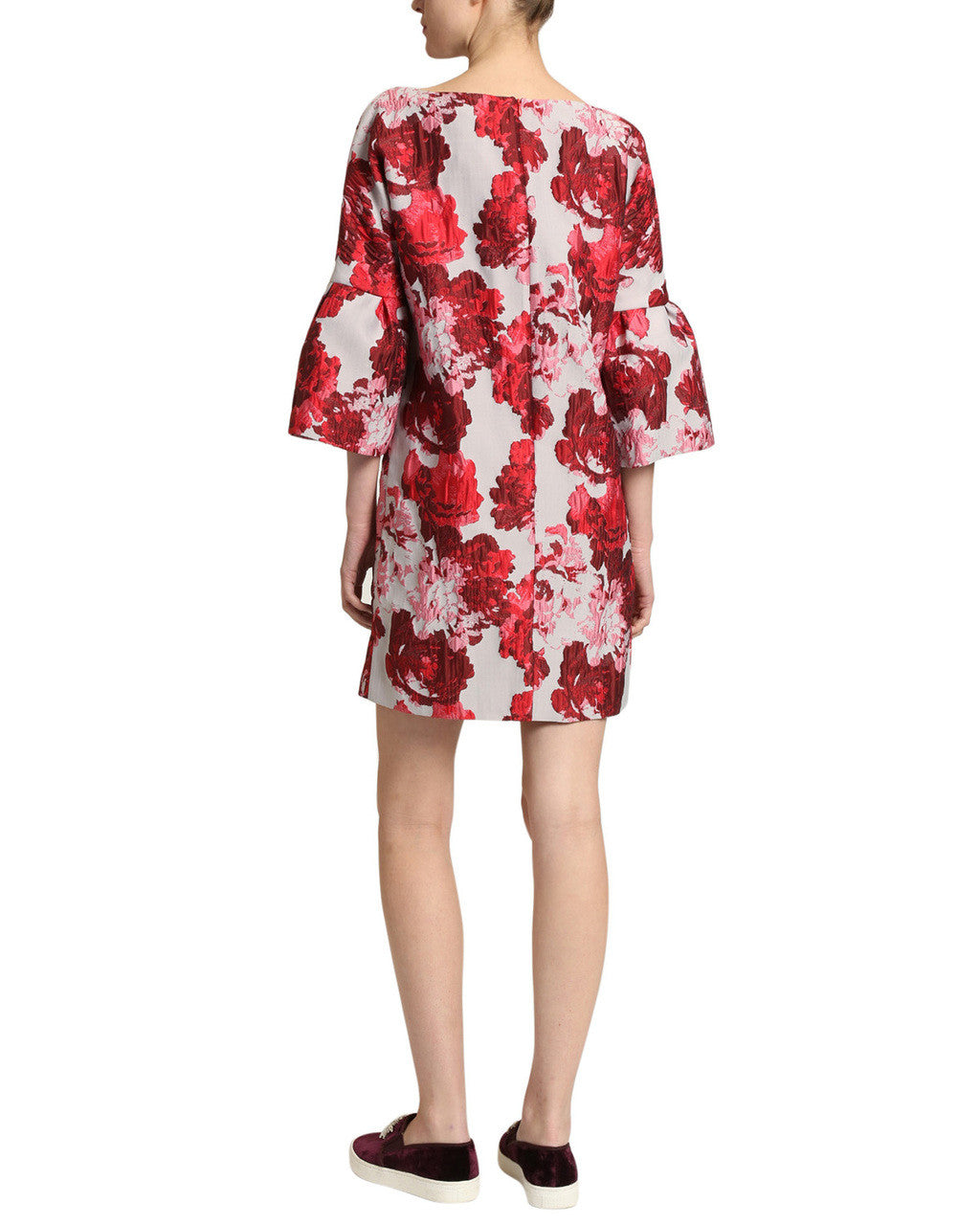 Red Multi | Brocade Dress