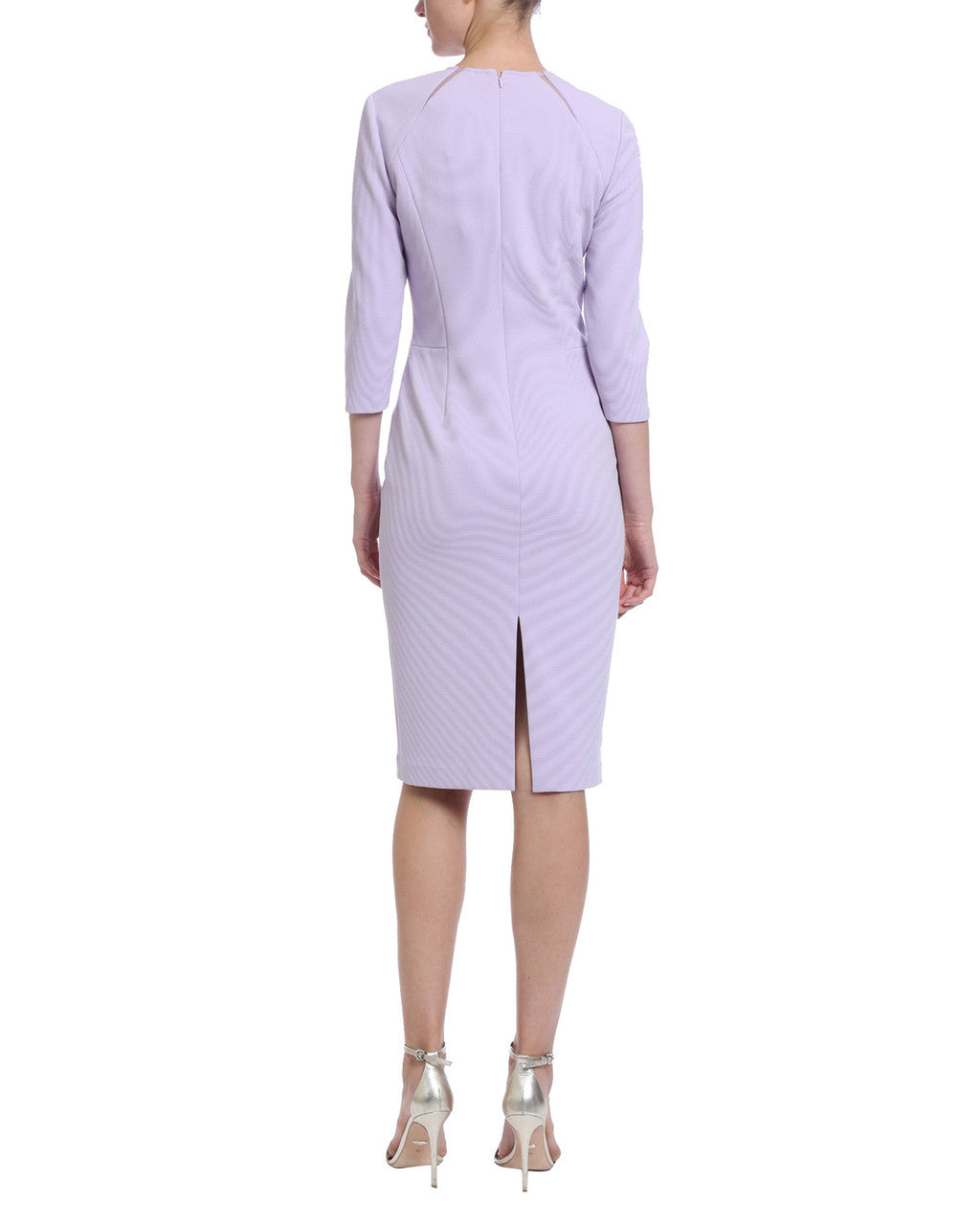 Lilac | Sunburst Neckline with Organza Insets