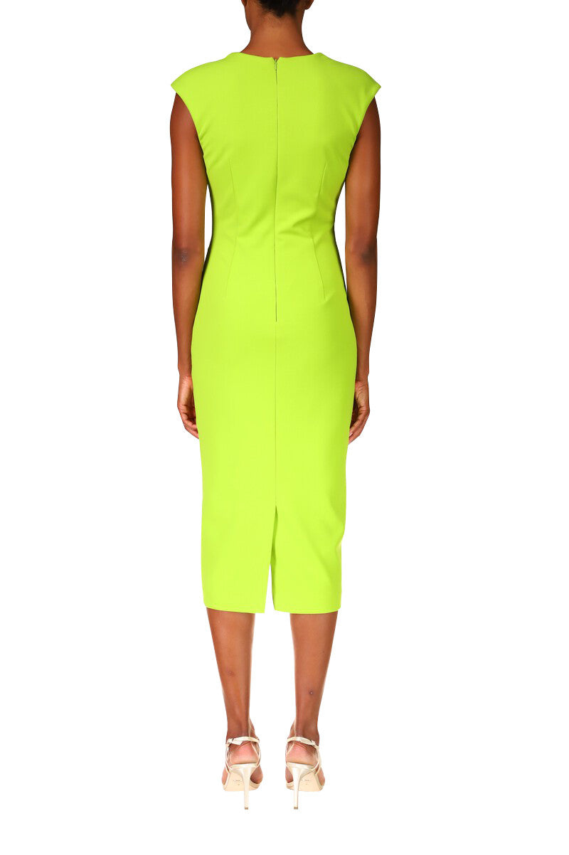 Lime | Key Lime Ruffle Body Con Dress
