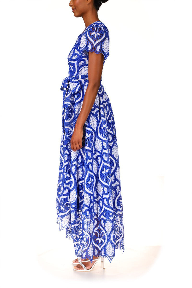 Blue Multi | Bohemian Print Dress