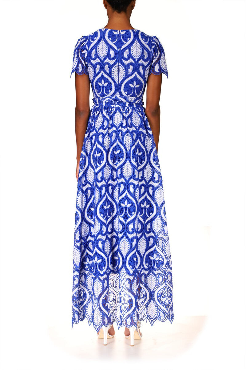Blue Multi | Bohemian Print Dress