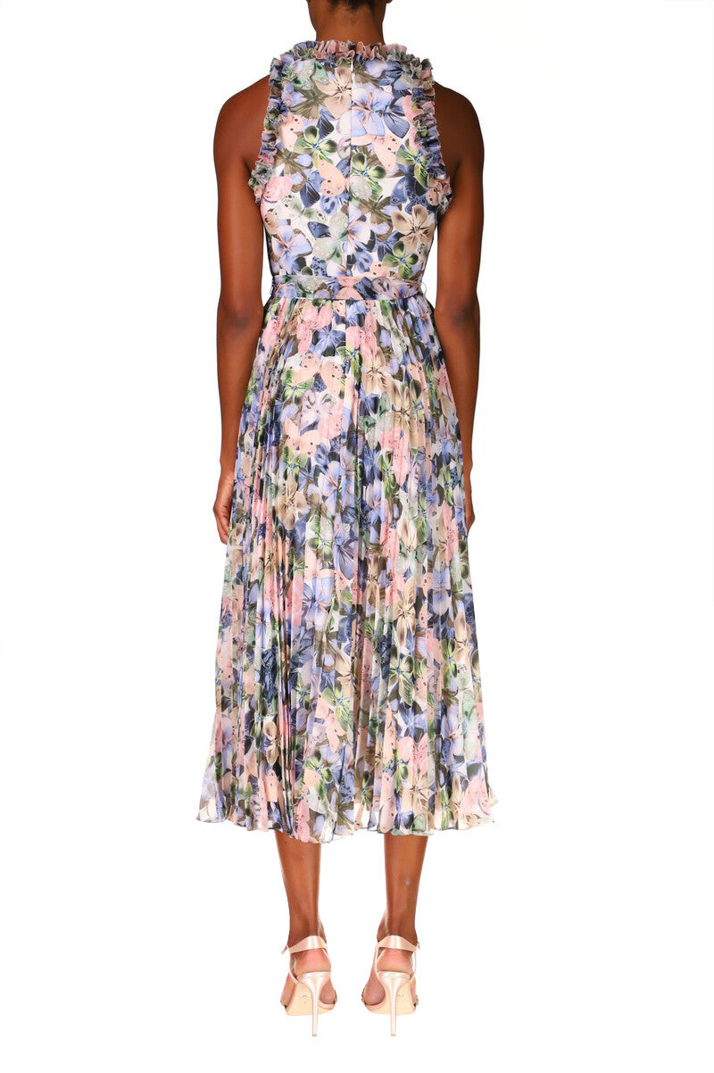 Violet Multi | Floral A-Line Cocktail Dress