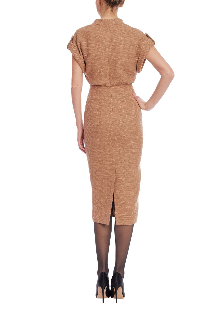 Badgley Mischka Tweed Twofer Sheath Dress Dress Badgley Mischka Tweed Twofer Sheath Dress Dress