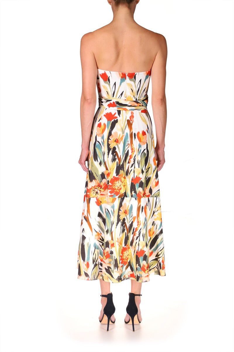 White Multi | Springtime Sweetheart Dress